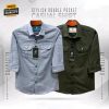 Double Pocket Casual Cotton Shirt Combo2 - Image 12