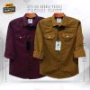 Double Pocket Casual Cotton Shirt Combo2 - Image 15