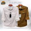 Double Pocket Casual Cotton Shirt Combo2 - Image 20