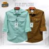 Double Pocket Casual Cotton Shirt Combo2 - Image 21