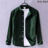 Band Collar Casual Cotton Shirt - Image 8