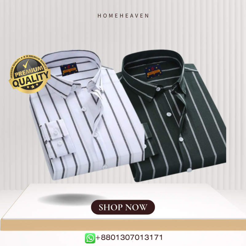 Men’s Premium Quality Stripe Shirt 2 pics - Image 2