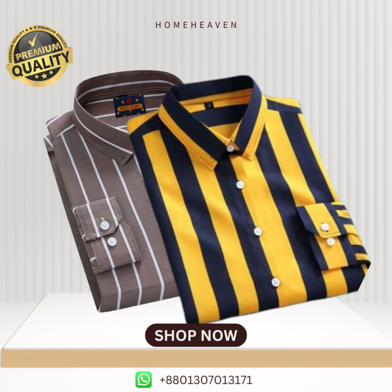 Men’s Premium Quality Stripe Shirt 2 pics - Image 11