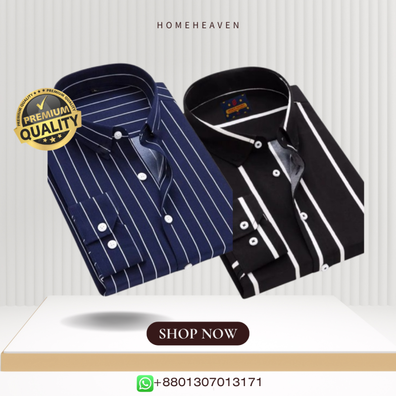 Men’s Premium Quality Stripe Shirt 2 pics - Image 5