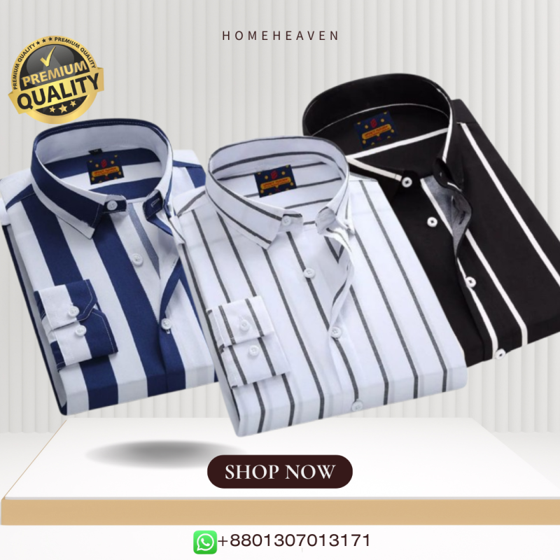 Men’s Premium Quality Stripe Shirt 3 pics - Image 5