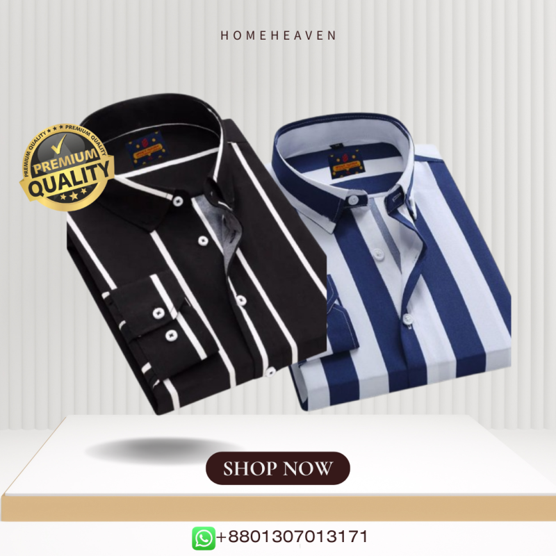Men’s Premium Quality Stripe Shirt 2 pics - Image 8