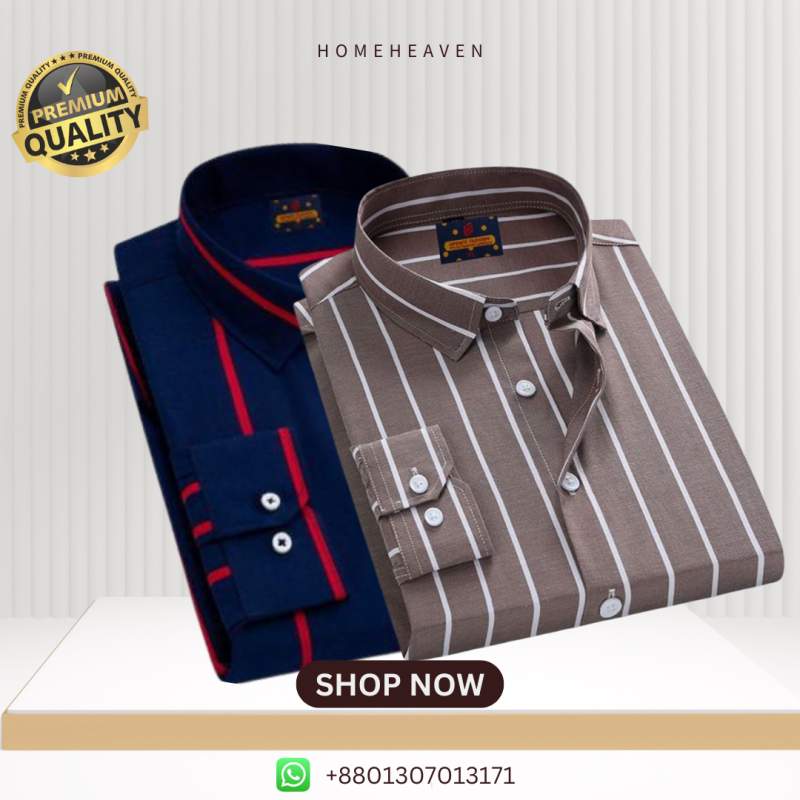 Men’s Premium Quality Stripe Shirt 2 pics - Image 16