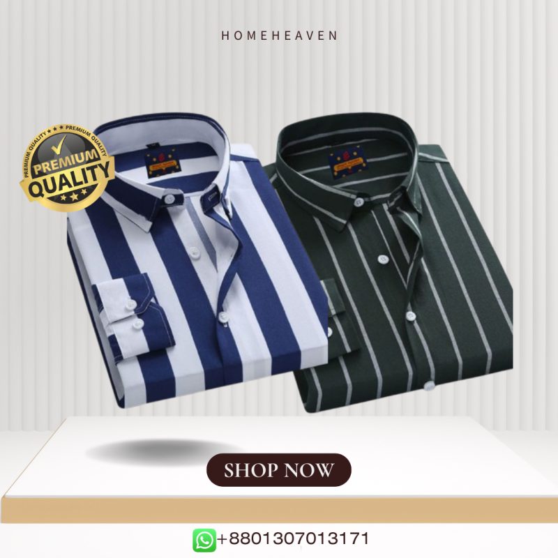 Men’s Premium Quality Stripe Shirt 2 pics - Image 9