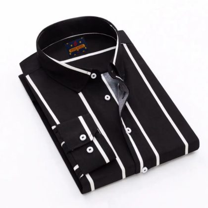 Men’s Premium Quality Check Shirt - Black