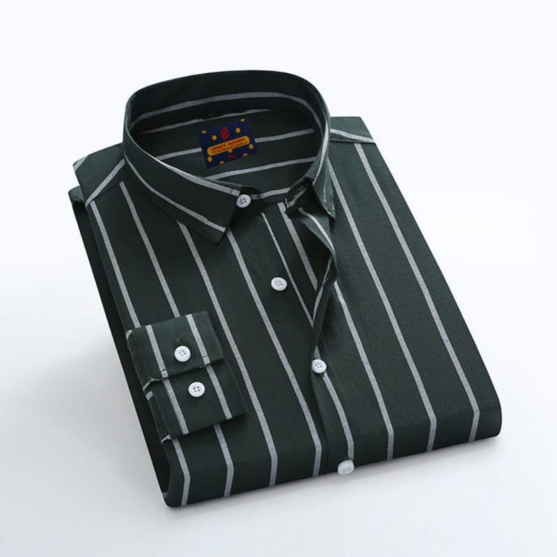 Men’s Premium Quality Stripe Shirt - Image 4