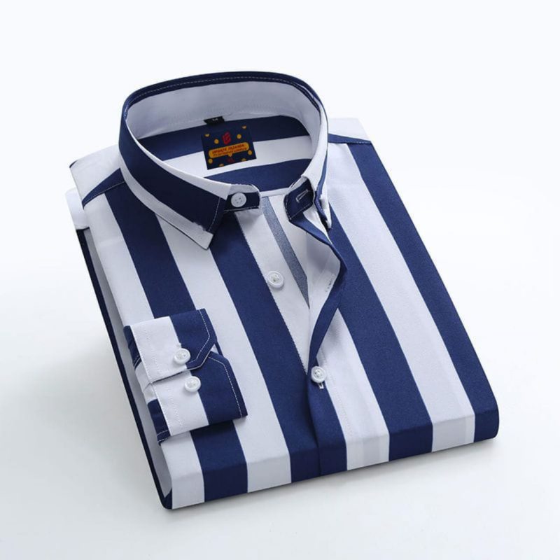 Men’s Premium Quality Stripe Shirt - Image 6