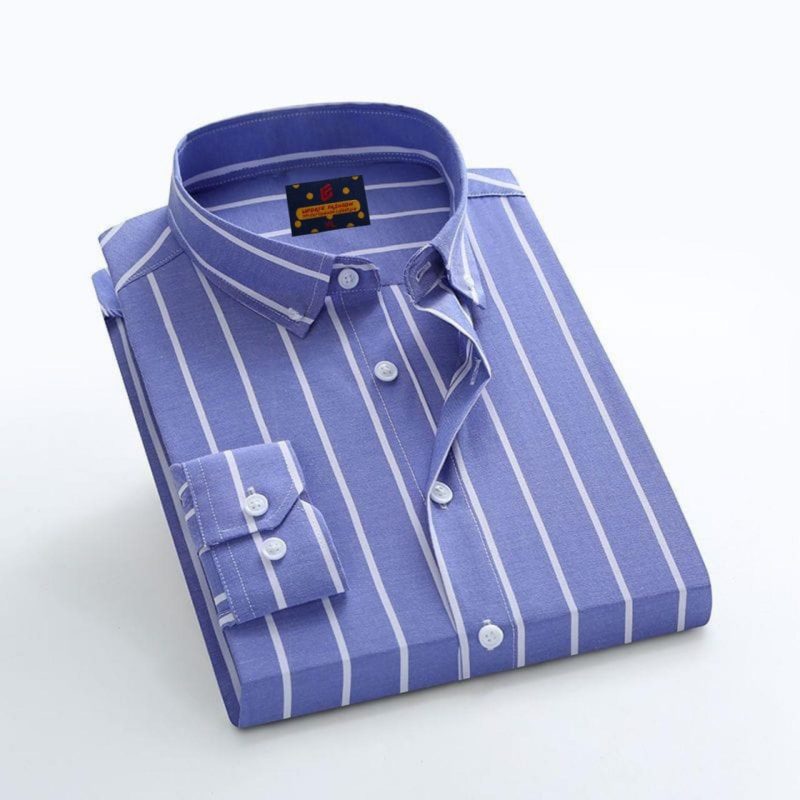 Men’s Premium Quality Stripe Shirt - Image 9